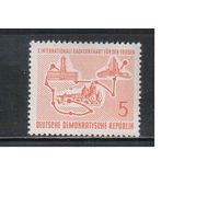 ГДР-1957,(Мих.568) **  , Прага-Варшава-Берлин(одиночка)