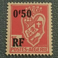 Алжир 1946. Герб. Французская колония
