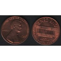 США km201b 1 цент 1989 год (-) (0(st(0 ТОРГ
