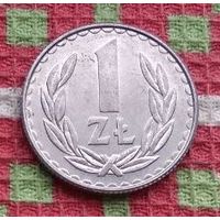 Коммунистическая Польша 1 злотый 1988 года, AU