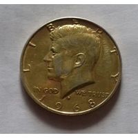 1/2 доллара США 1968 D, серебро