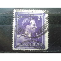 Бельгия 1944 Король Леопольд 3  2 франка