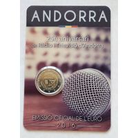 2 евро 2016 Андорра Радио и Телевидение BU