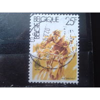 Бельгия 1982 Велоспорт, марка из блока