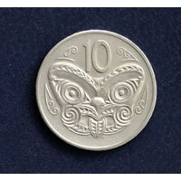 Новая Зеландия 10 центов 1982