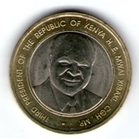 Кения 40 шиллингов 2003 года. 40 лет Независимости.