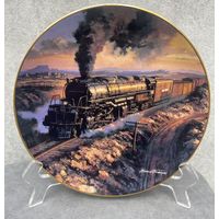 Декоративная тарелка Franklin Mint UNION PACIFIC Англия 20.5 см