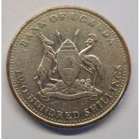 Уганда 200 шиллингов 2007 г