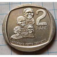 ЮАР 2 ранда, 2019 25 лет конституционной демократии в Южной Африке - Права детей      ( 3-1-1 )