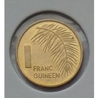 Гвинея 1 франк 1985 г. В холдере