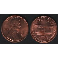 США km201b 1 цент 1989 год (D) (0(st(0 ТОРГ