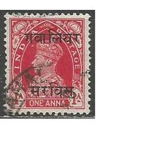 Индийские штаты(Кошин). Король Георг VI. Доплатная марка. 1938г. Mi#47.