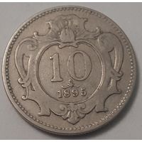 Австрия 10 геллеров, 1895 (4-16-12)