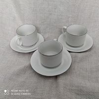3 чайных пары(чайные чашки)