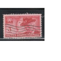 США-1949, (Мих.599), гаш. , Солдат, Ветеран(одиночка),