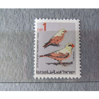 1995 Израиль 1333ya певчие птицы - фосфоресцирующая бумага**