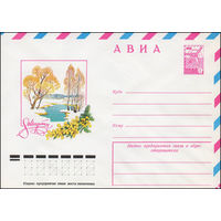 Художественный маркированный конверт СССР N 13141 (30.10.1978) АВИА  8 Марта