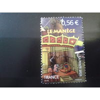 Франция 2009 манеж для детей, марка из блока