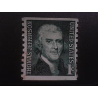 США 1968 Т. Джефферсон, 3 президент, портрет работы Рембранта