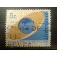 Австралия 1968 Спутник на орбите