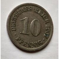 Германия 10 пфеннигов, 1907 A - Берлин 2-1-34