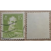 Дания 1942 Король Кристиан X. Mi-DK 270. 15 эре