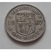 1 рупия 1987 г. Маврикий