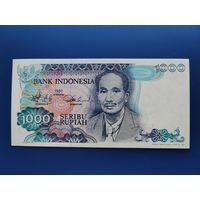 Индонезия 1000 рупий 1980г unc, пресс