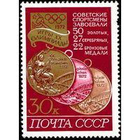 Олимпиада в Мюнхене СССР 1972 год 1 марка