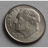 США 1 дайм, 2012  "P" Roosevelt Dime (14-11-41)