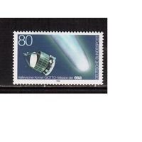 Германия(ФРГ)-1986,(Мих.1273), ** , Спутник, Космос, Комета