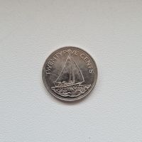 Багамы 25 центов 2005 года