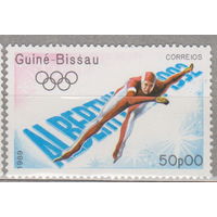 Зимние Олимпийские игры 1989 года - Альбервиль, Франция  Гвинея_Бисау 1989 год лот 1061 ЧИСТАЯ