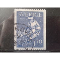 Швеция 1963 Хоккей, концевая