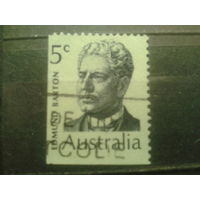 Австралия 1969 Премьер-министр Бартон, угловая марка