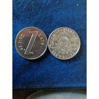 Латвия 2-я Республика, 1 лат 2013 паритет монет