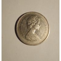 Канада 25 центов 1975 г
