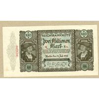 (1) ГЕРМАНИЯ 2000000 марок 1923 aUNC+,читать описание