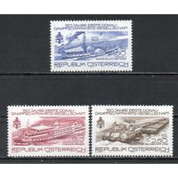 150 лет Первой дунайской пароходной компании Австрия 1979 год серия из 3-х марок