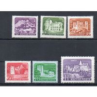 Стандартный выпуск Замки Венгрия 1960 год 6 марок