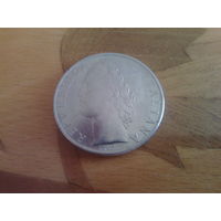 Монета италия L 100