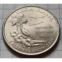 США 1/4 доллара, 2009 Квотер Американских Виргинских островов     P      ( 1-9-4 )
