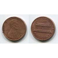 США. 1 цент (1980, буква D)