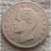 Бавария 2 марки 1908
