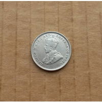 Стрейтс Сеттльментс (колония Великобритании), 10 центов 1926 г., серебро, Георг V (1910-1936)