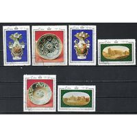 Экспонаты Национального музея в Гаванне Куба 1971 год серия из 6 марок