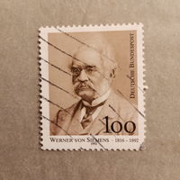 Германия 1992. Werner von Siemens 1816-1892