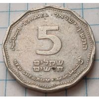 Израиль 5 новых шекелей, 1990     ( 2-11-5 )