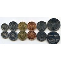 Мадагаскар НАБОР 6 монет 1984 - 2003 UNC