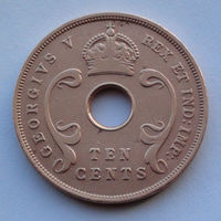 Британская Восточная Африка 10 центов. 1933